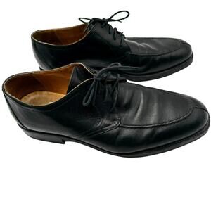 CABLE & CO | Men's size 10 Black Leather Oxfords Dress‎ Shoes Made in Italy